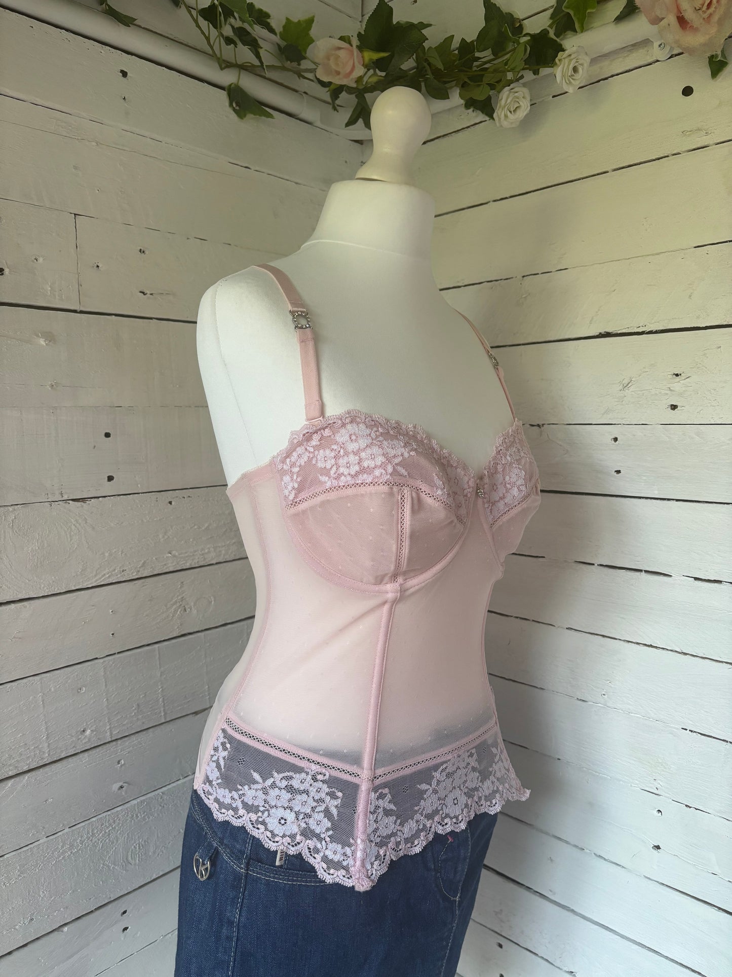 Pink Lace Corset