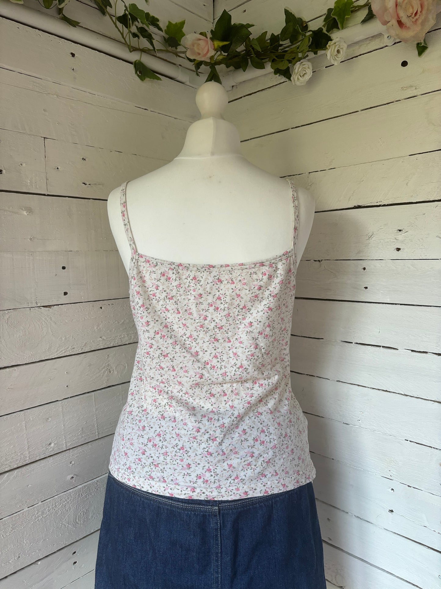 Pink Floral Cami