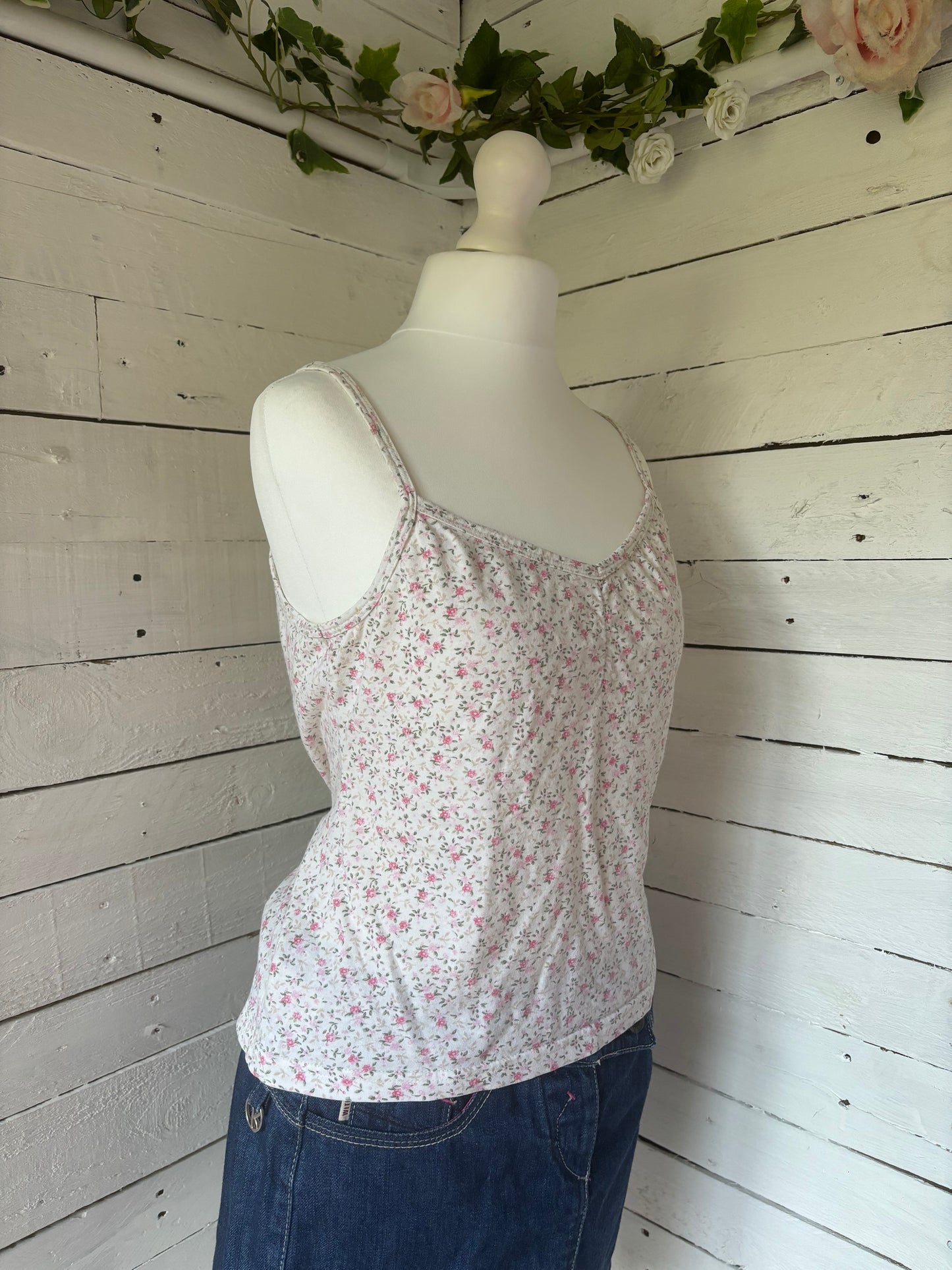 Pink Floral Cami