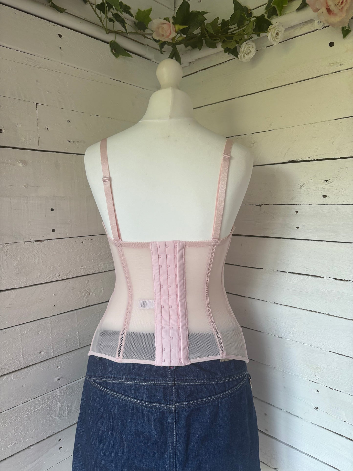 Pink Lace Corset