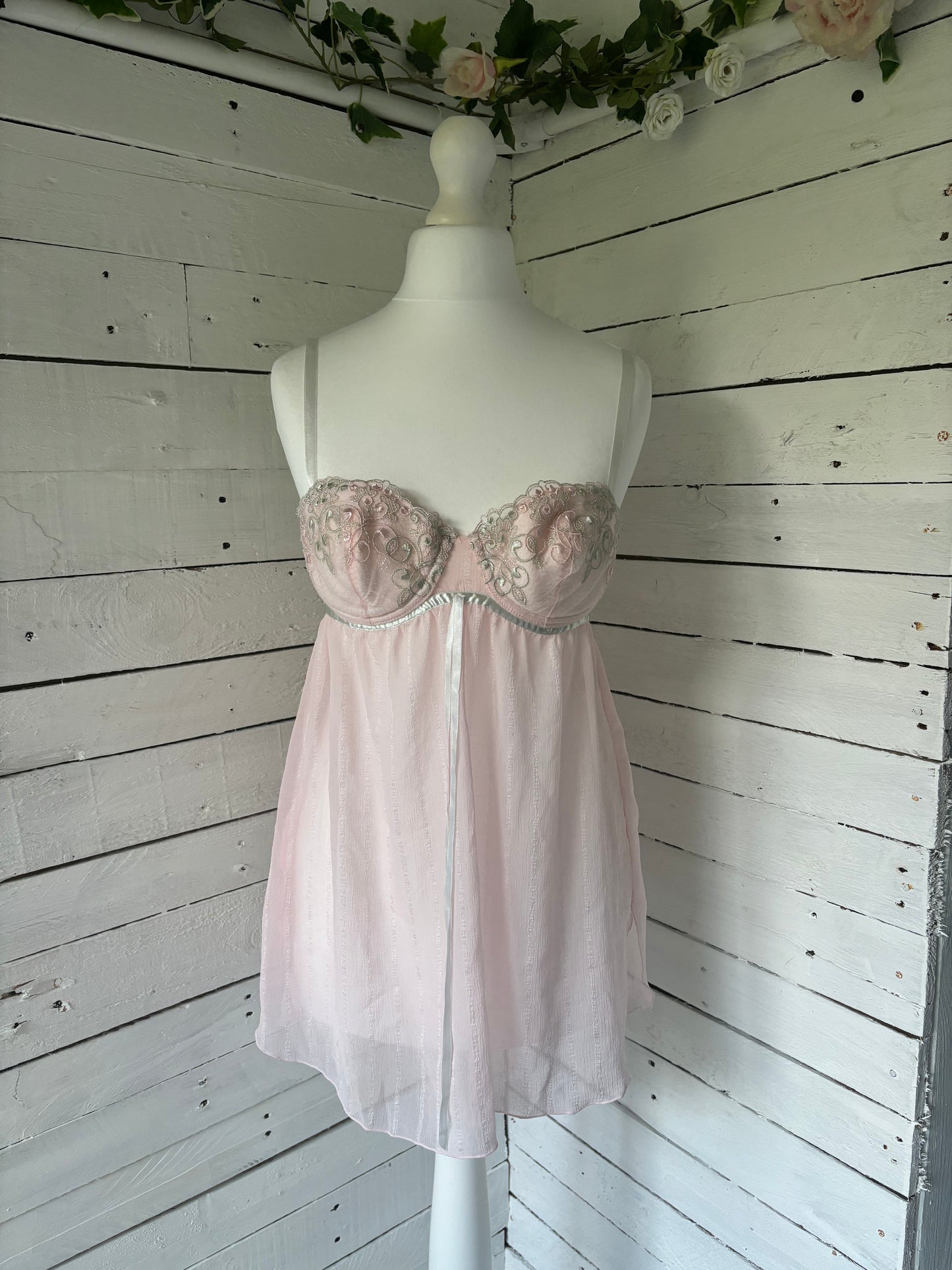Baby Pink And Blue Dress