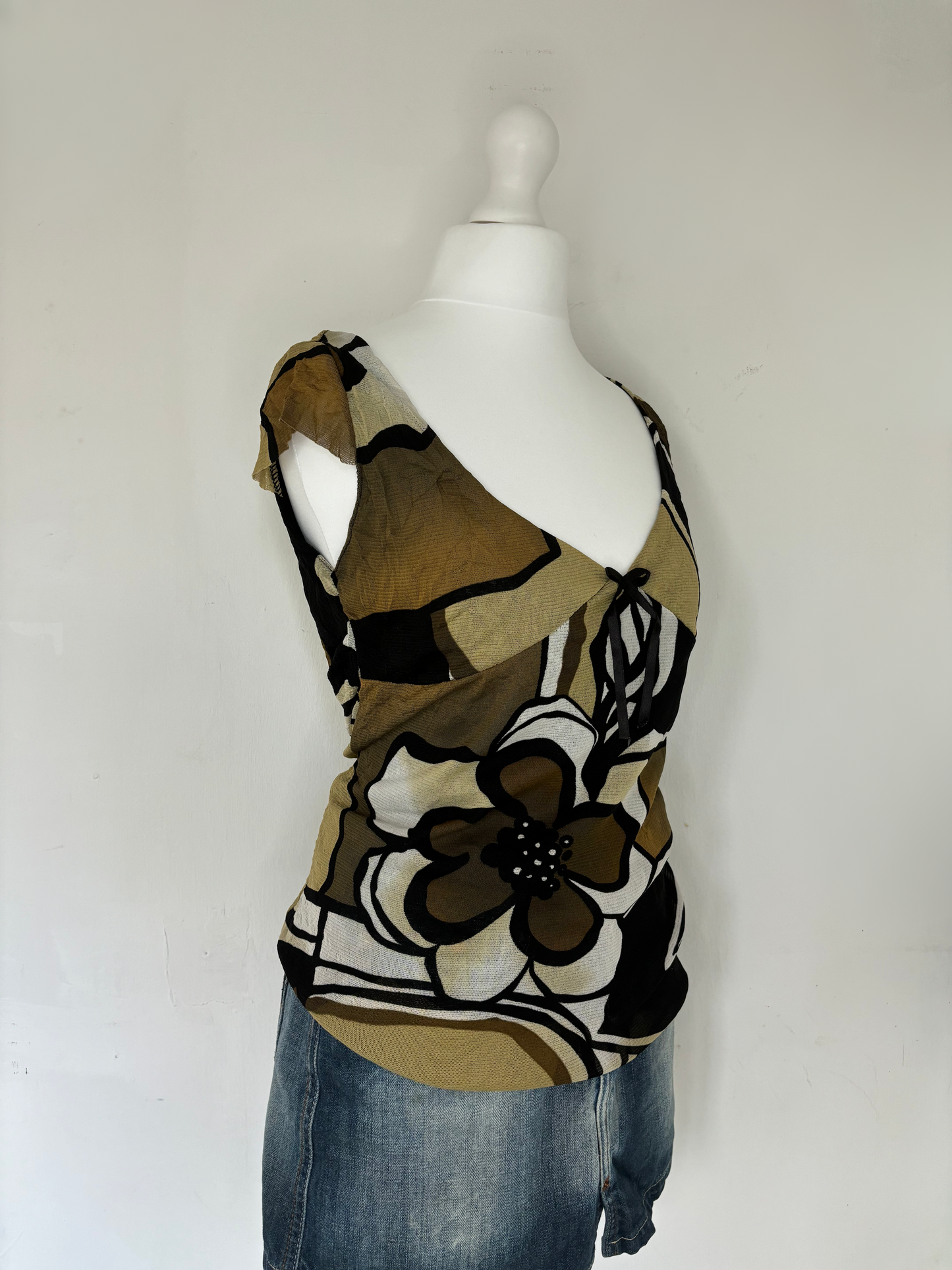 Green & Brown Top