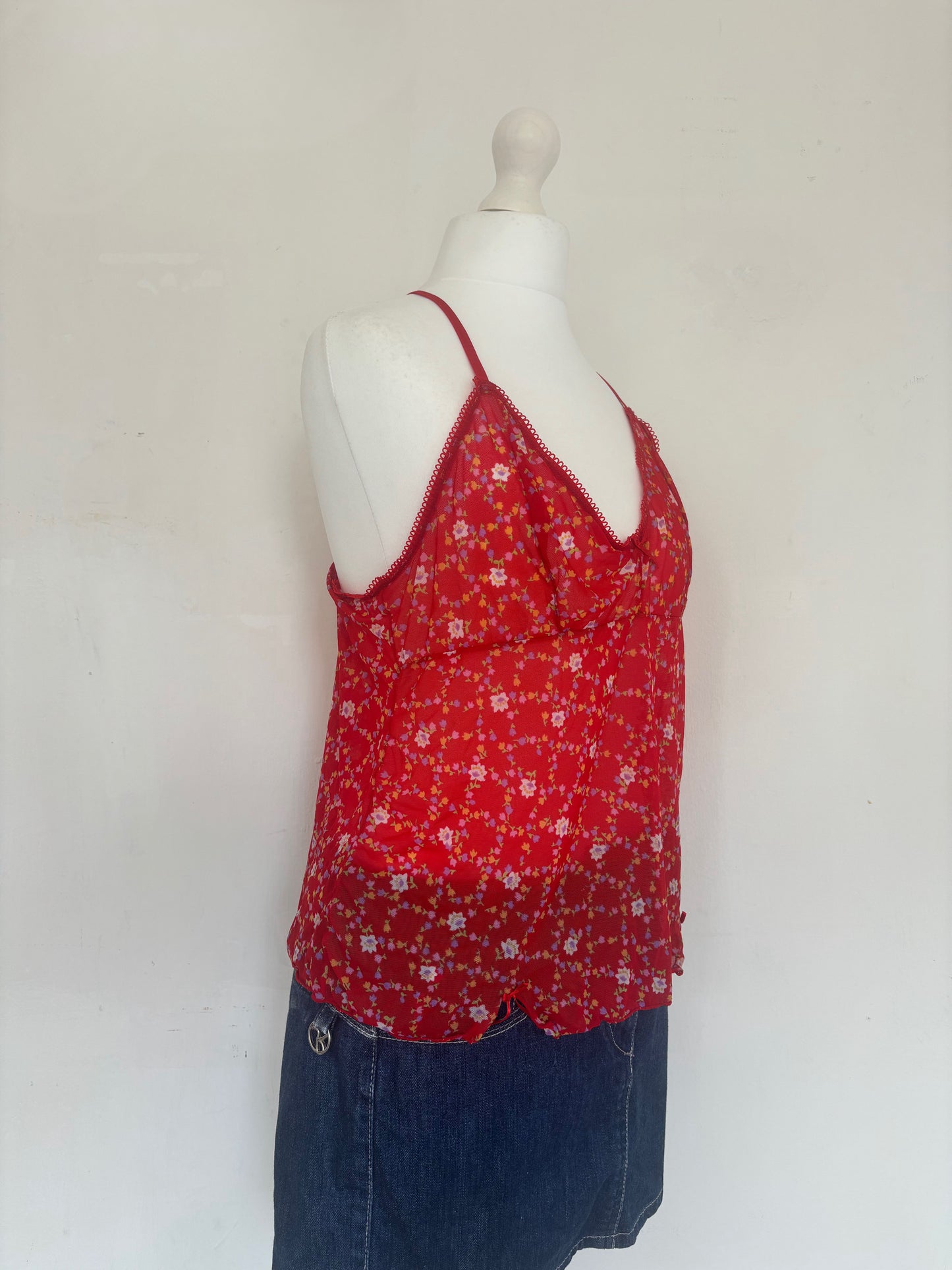 Red Floral Cami