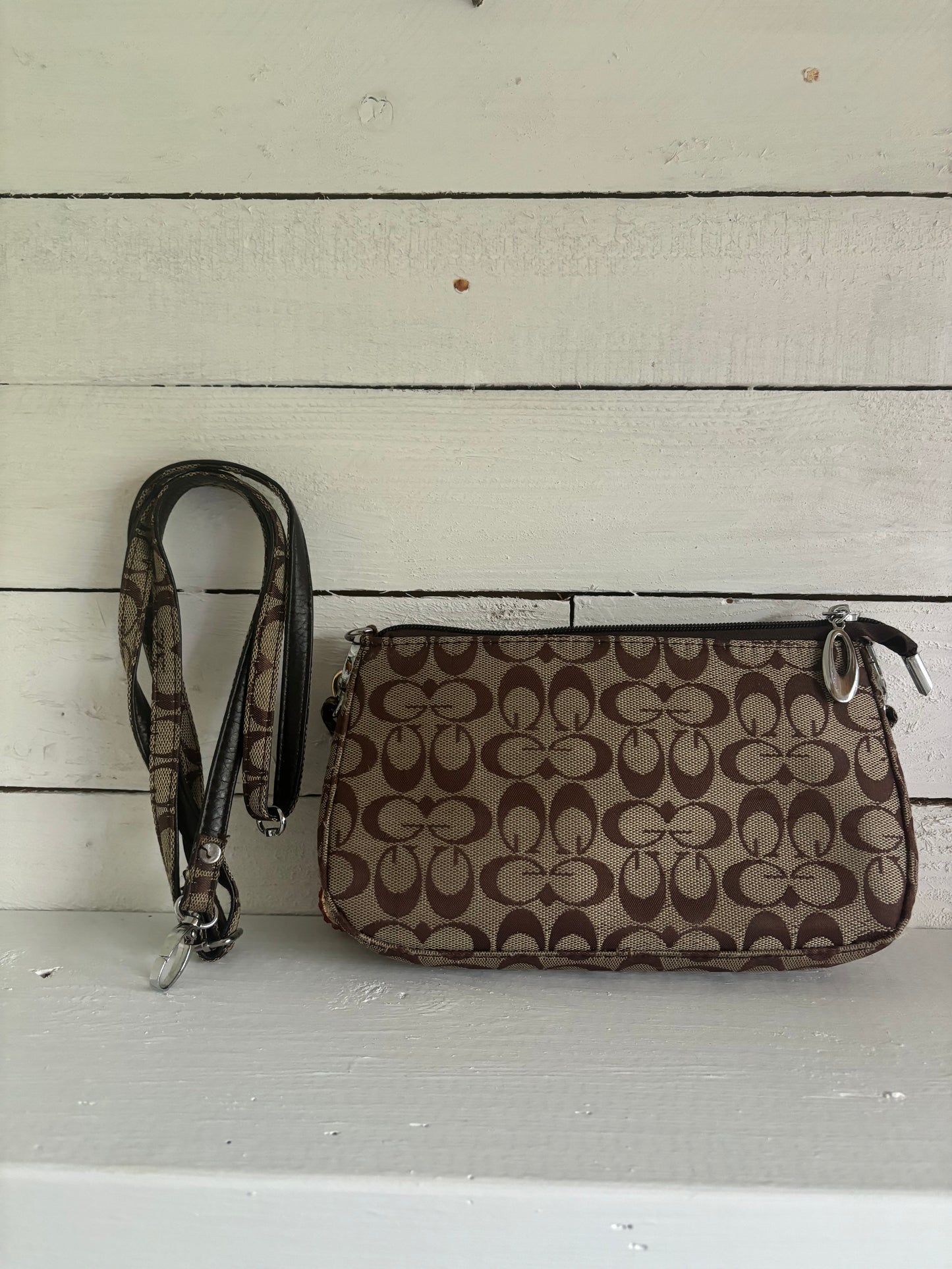 Brown Monogram Shoulder Bag