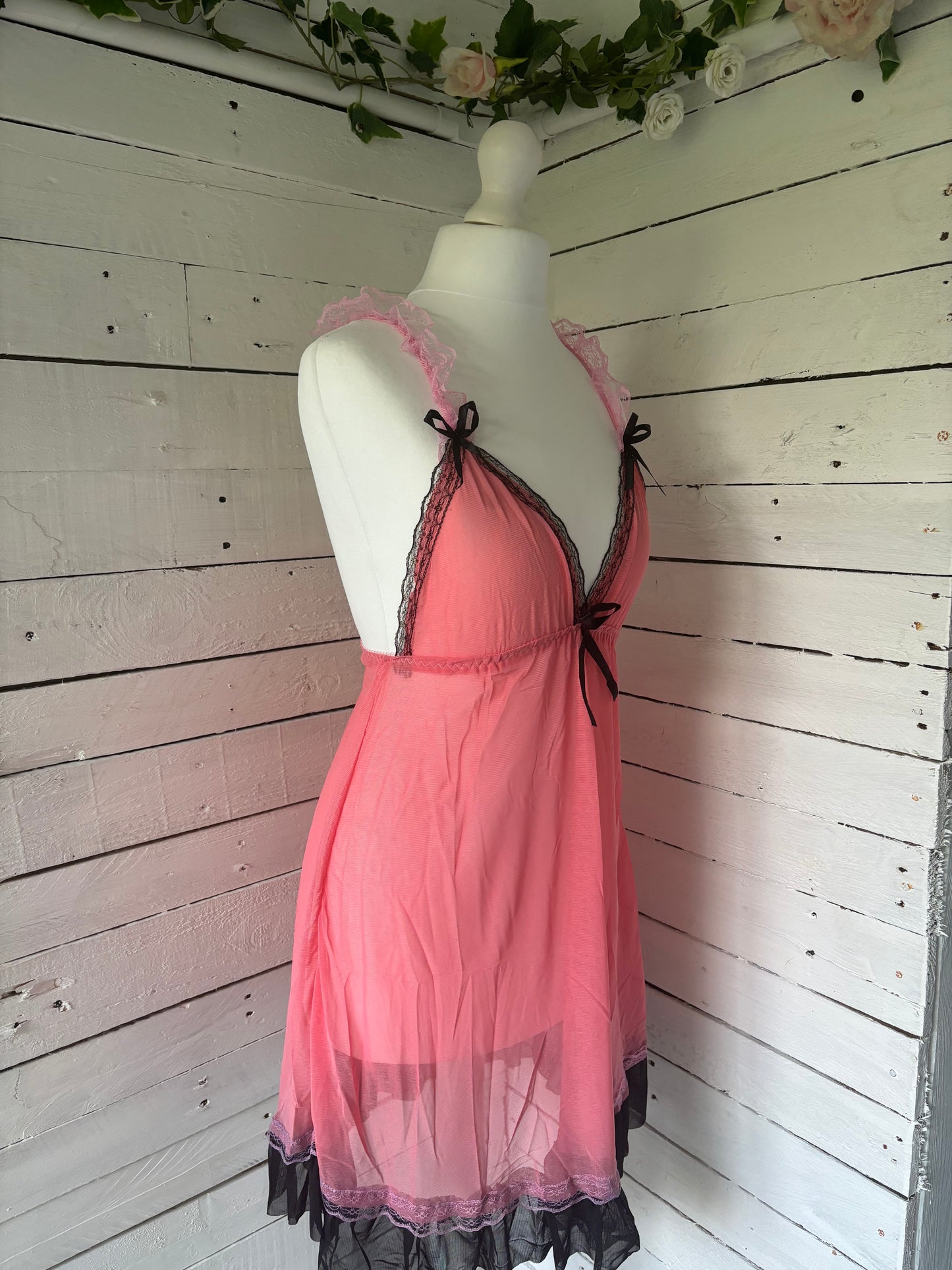 Berry Pink Bow Dress