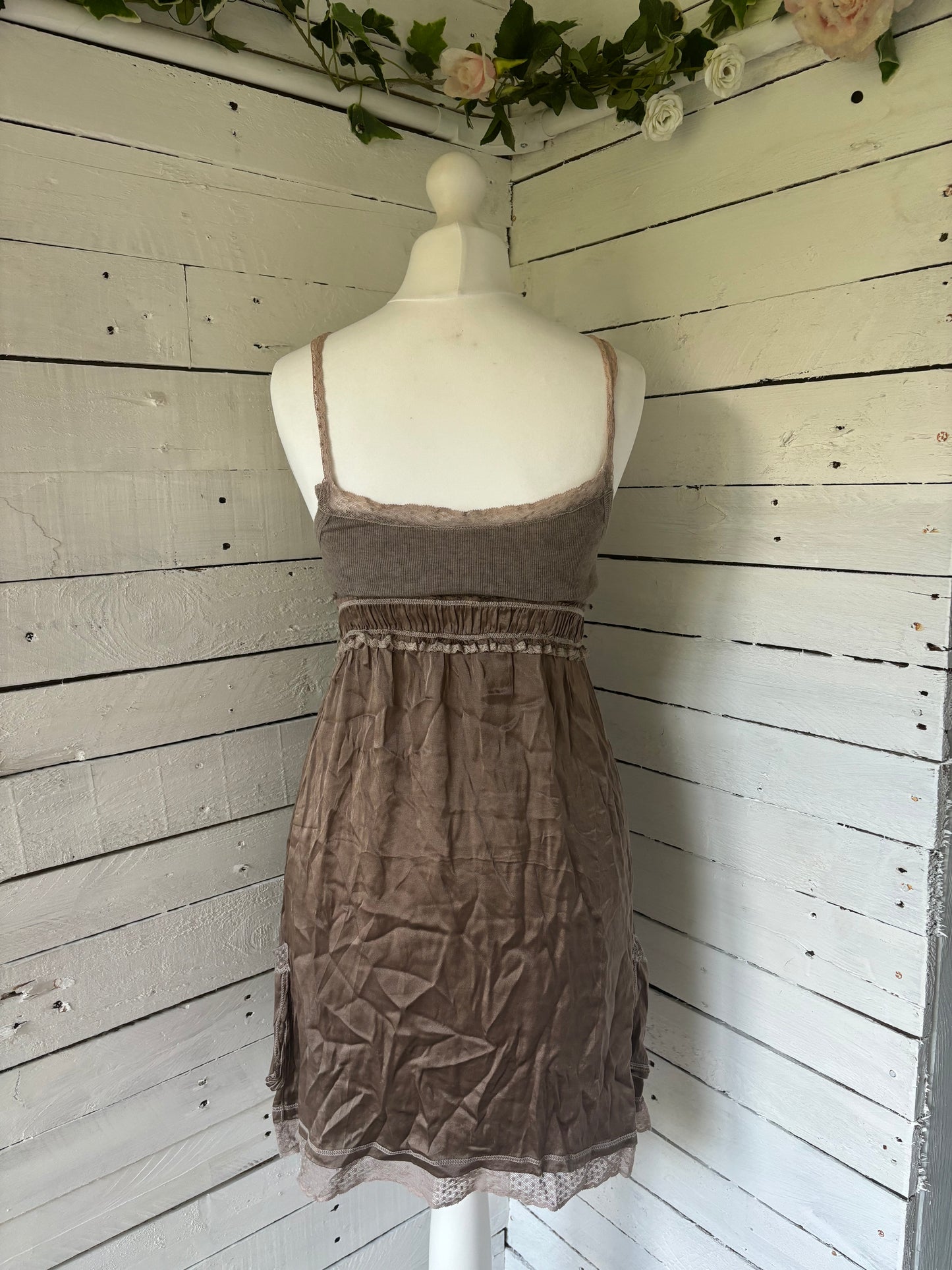 Brown Lace Dress