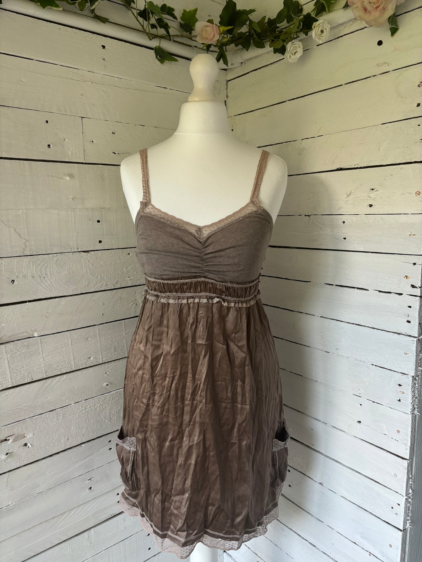 Brown Lace Dress