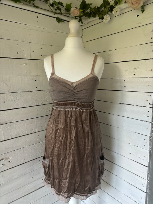 Brown Lace Dress