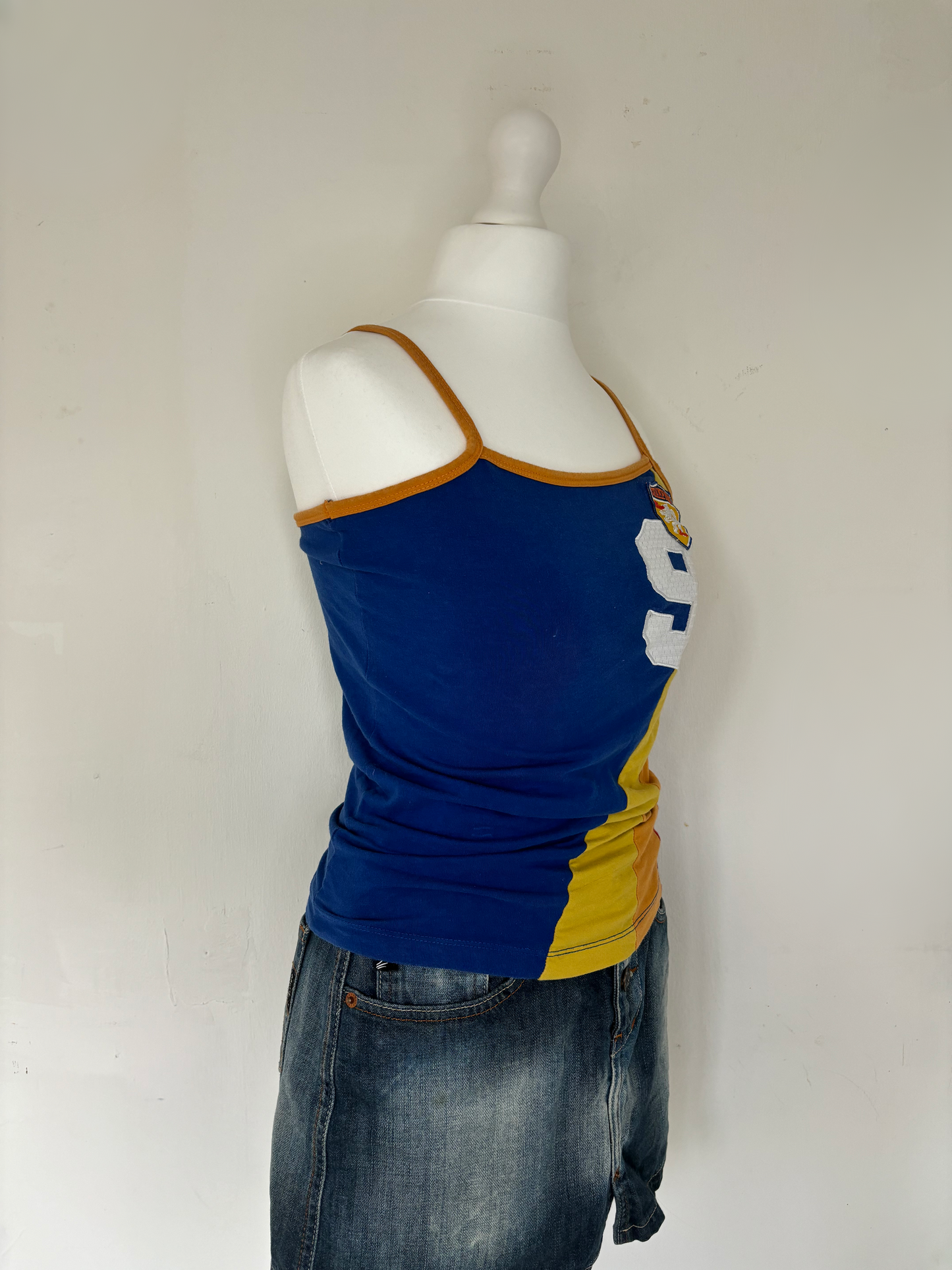 Blue & Yellow Sporty Cami