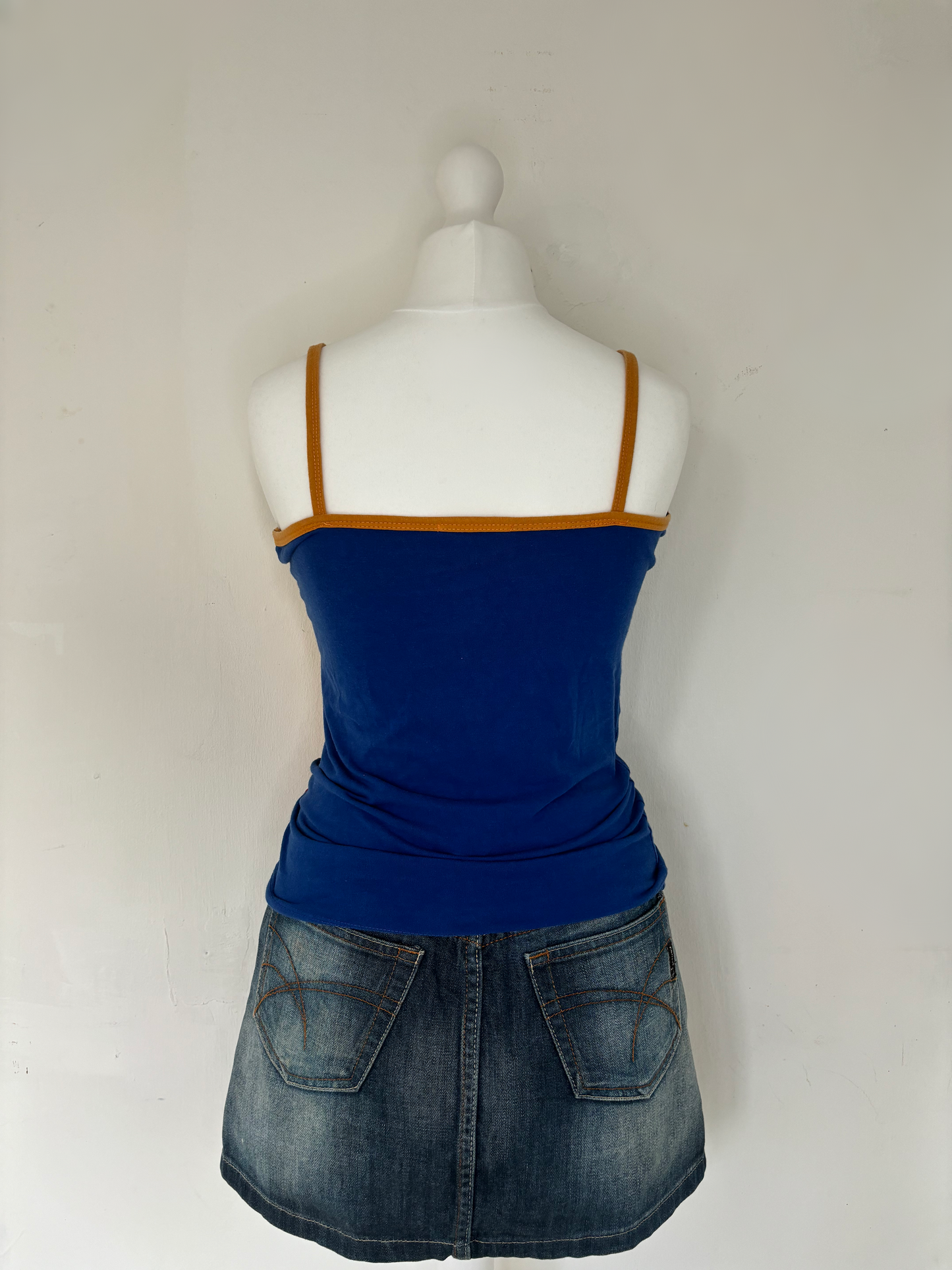 Blue & Yellow Sporty Cami