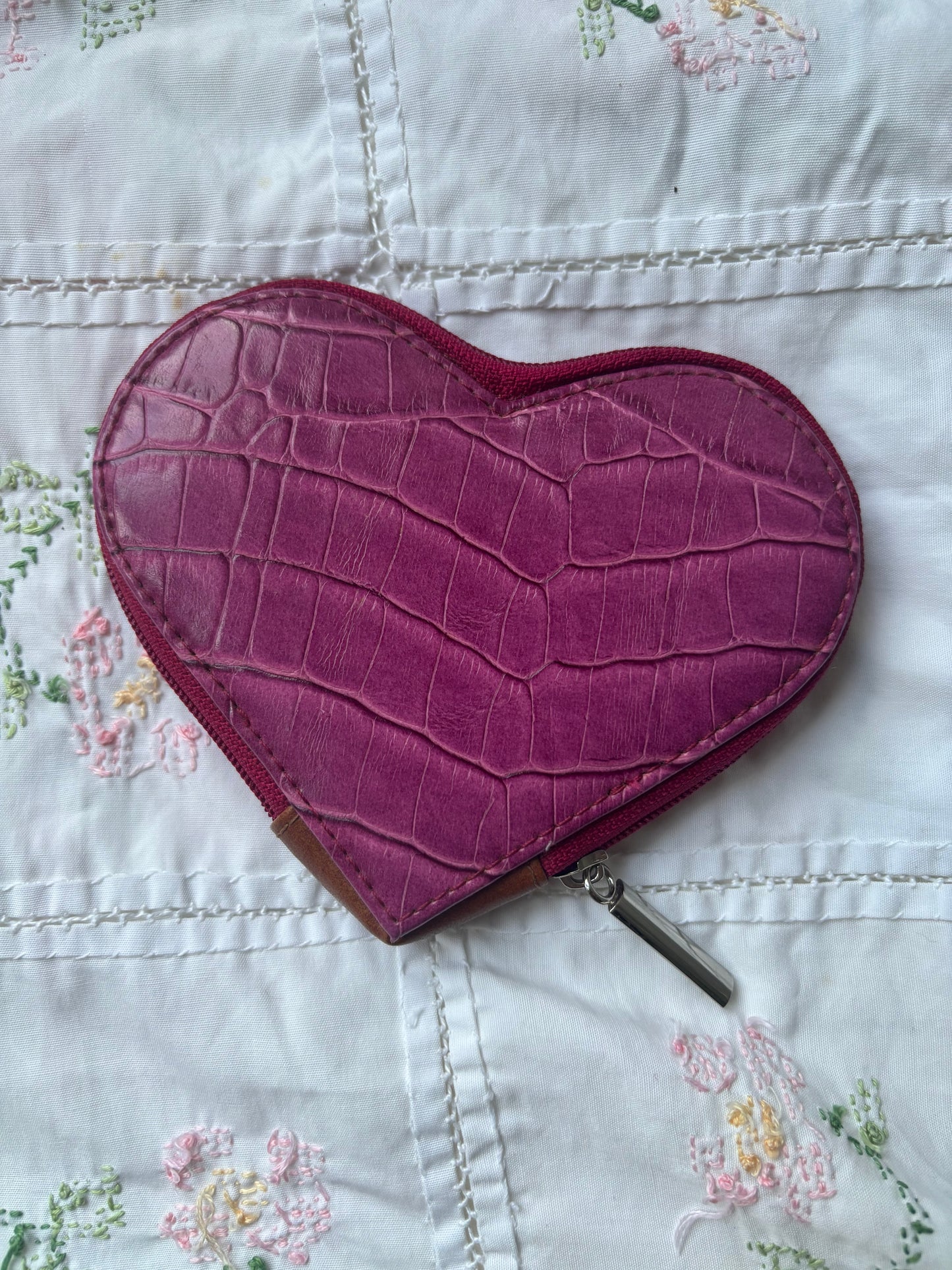 Cherry Red Heart Purse