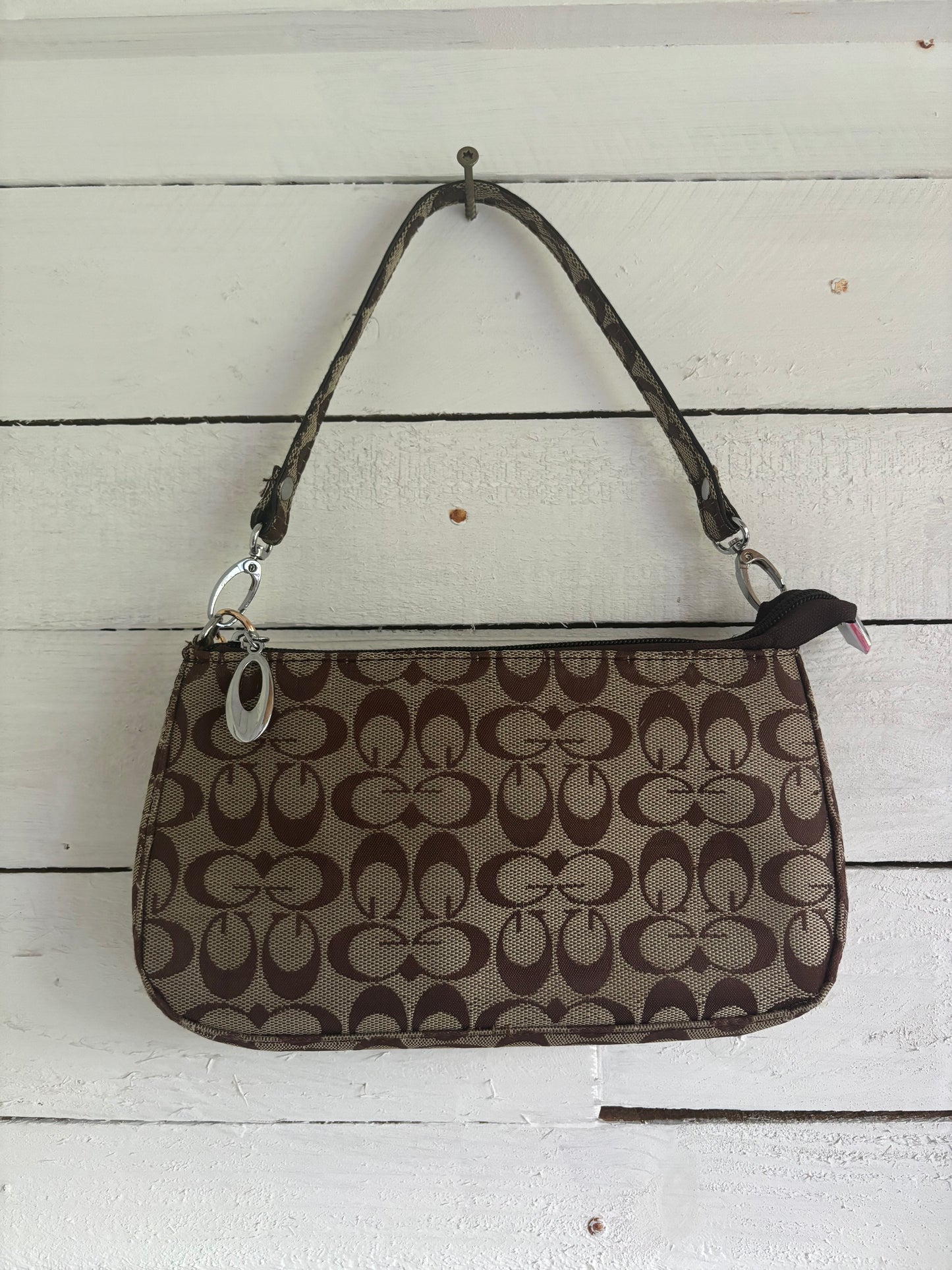 Brown Monogram Shoulder Bag