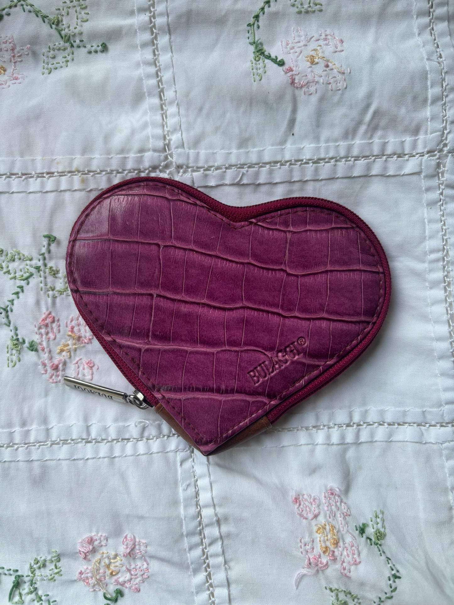 Cherry Red Heart Purse