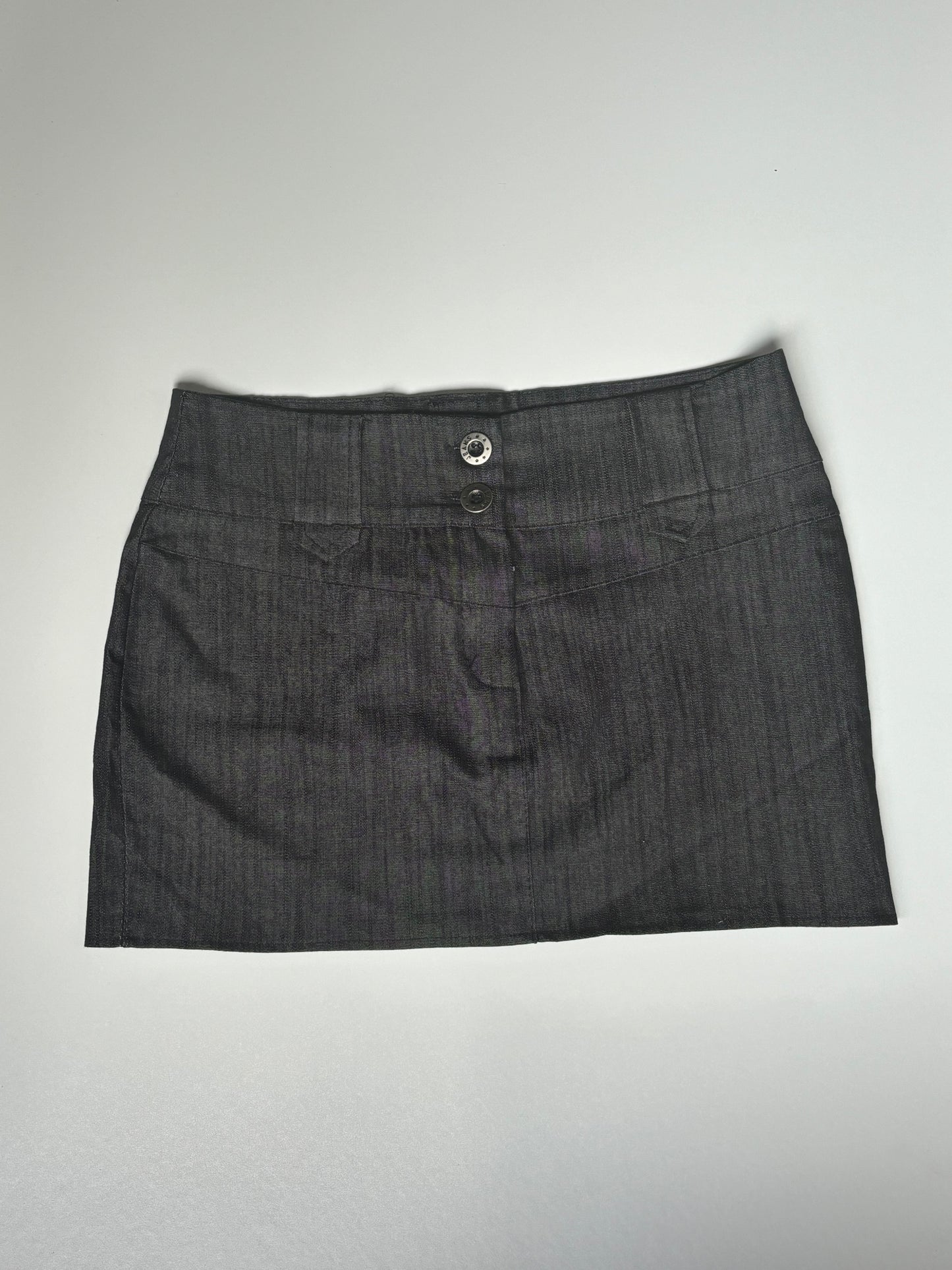 Dark Grey Mini Skirt