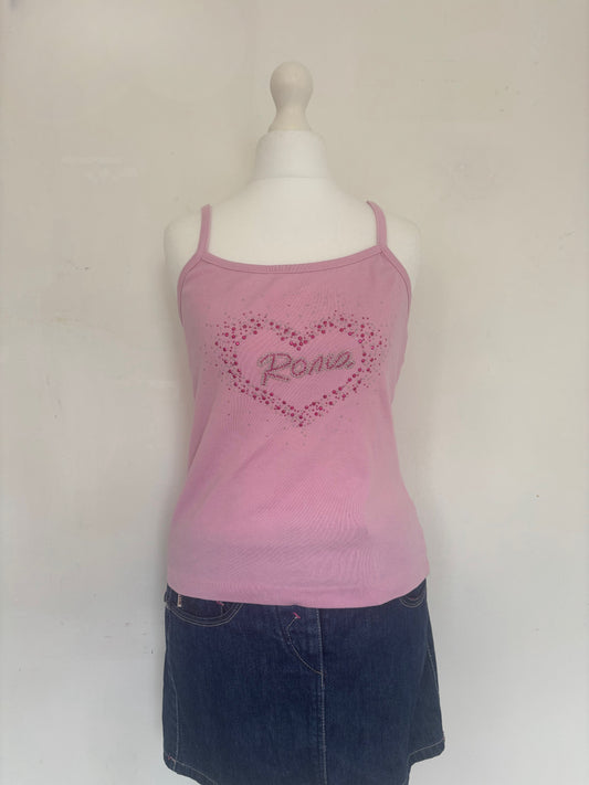 Glitter Heart Cami