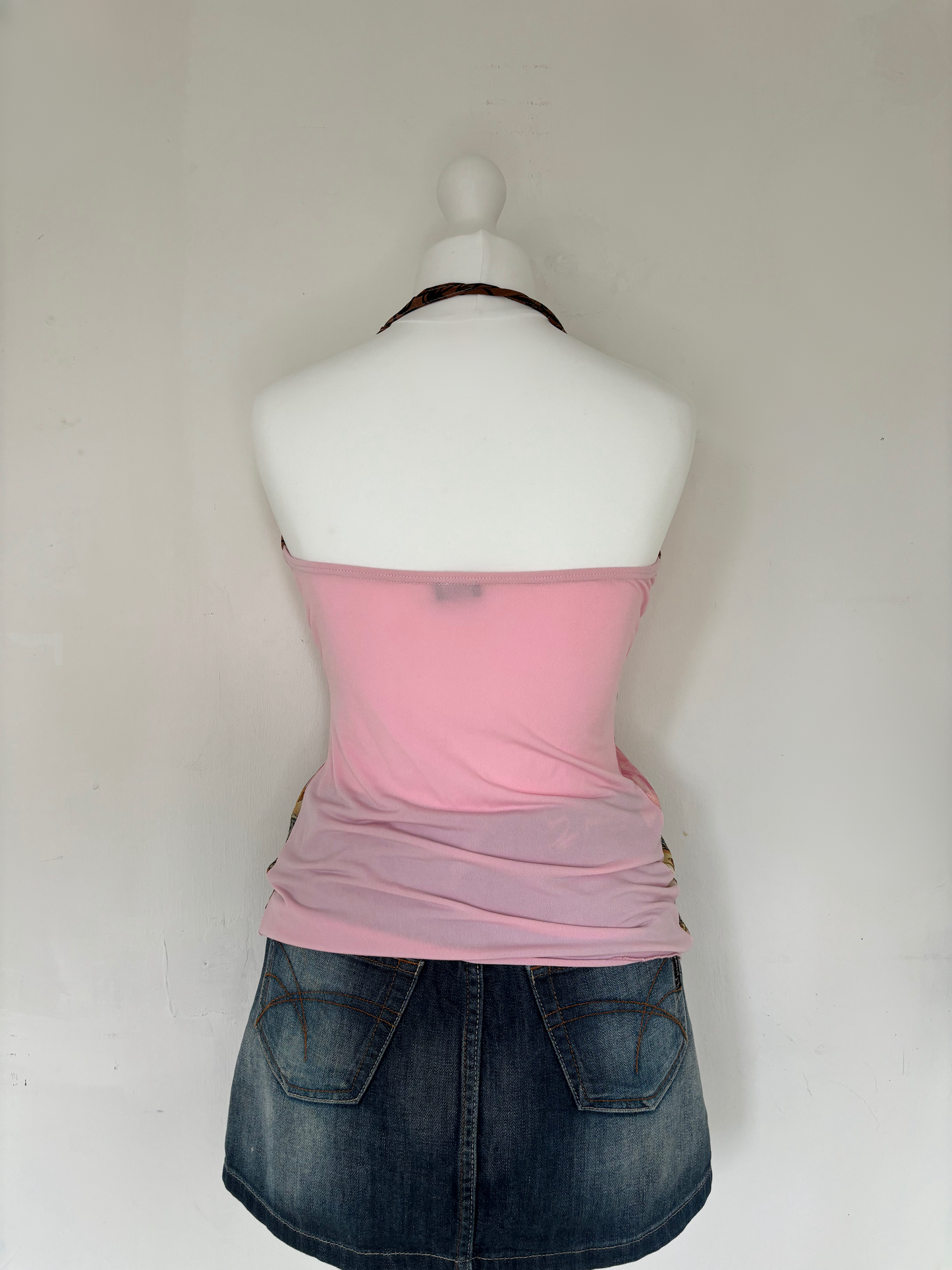 Pink Halter Neck