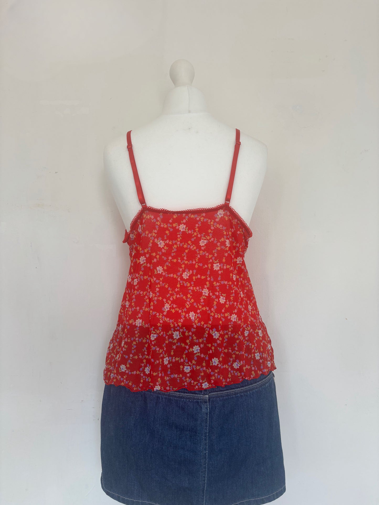 Red Floral Cami